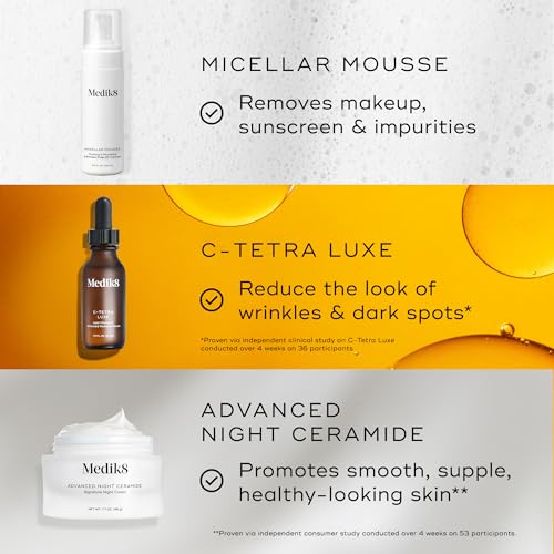 Medik8 Mighty Mini's Collection, 3 pc Travel-Sized Skincare Set