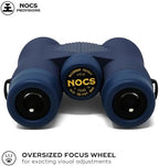 Nocs Provisions Field Issue Compact 10x32 Waterproof Binoculars, Shockproof, Fogproof, 10X Magnification, Bak4 Prism, Multi-Coated Lenses for Adults & Kids, Bird Watching, Hunting & Wildlife Viewing