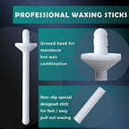 150 Pcs Wax Sticks, Nose Wax Kit Accessories, Waxing Sticks for Nostril Nasal Cleaning Ear Face Eyebrows Hair Removal for Men Women