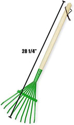 Click N' Play 4-Piece Kids Gardening Set With Shovel, Rake for Yard - Outdoor Toys for Ages 3-8 to Play in Leaves