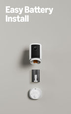 Ring Outdoor Cam 2K (newest model), Battery, Home or business security, Wide-Angle Retinal 2K Video, 6x Enhanced Zoom, Night Vision, Black