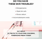 SKIN1004 Madagascar Centella Poremizing Clear Toner 7.1 fl.oz, 210ml for Keratin Plug and Sensitive Skin