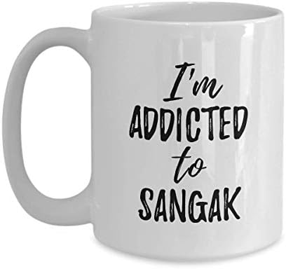 I'm Addicted To Sangak Mug Funny Food Lover Gift Coffee Tea Cup Large 15 oz