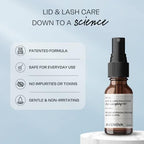 Avenova Eyelid and Eyelash Cleanser Spray with 30 Dry Wipes - Gentle Everyday Hypochlorous Acid Lid and Lash Cleansing Spray for Clearer and Healthier Eyes, 20mL