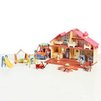 Bluey Family Figure 4-Pack – Includes, Bingo, Mum (Chilli) & Dad (Bandit), Poseable Collectible Toys for Kids, Durable Cake Toppers, for Toddlers & Fans, Ages 3+