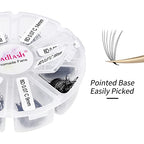 Premade Fans Eyelash Extensions 1000pcs Promades Eyelash Volume Lash Extensions Pointed Base Loose Fans Premade Lash Extensions Fans Handmade Pre Made Volume Lashes Mix (8D-0.07C, 9-16mm)