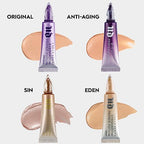 Urban Decay Shimmer Eyeshadow Primer Potion Sin, Shimmer Eye Primer, Crease-free Eye Makeup Looks, Smooths & Preps Eyelid Base for Vibrant Color, All-day Wear, All Skin Tones, Vegan - 0.33 fl oz