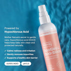 Booties & Boo-Boos Cleansing Spray – No-Sting, Gentle Baby Cleansing Spray for Diaper Care, Irritated Skin & Minor Wounds – Hypochlorous Acid, Mess-Free Spray, Soothes Sensitive Skin, 4 oz