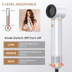 Blow Dryer Brush 5 in 1, Negative Ion Hair Dryer Brush Set Air Styler Curling Wrap Air Curler, Upgrade Hot Air Brush Curling Iron Hair Styling Tools As A Gift for Straight/Curling/Drying/Smoothing