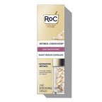 RoC Retinol Correxion Anti-Aging Wrinkle Night Serum, Retinol Serum for Face, Daily Treatment for Fine Lines, Post Acne Scars, 80 Capsules (Limited Edition Value Set), Unscented