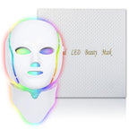 Red Light Therapy for face, 7 Colors LED Face Mask Light Therapy, Led Face Mask Light Therapy At Home, Blue Red Light Therapy Mask for Face