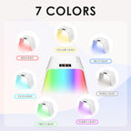 Red-Light-Therapy, Red Light Therapy for Face, 7 Colors Facial Led Light Therapy Face Mask,SPA Equipment for Skincare at Home