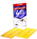 JT Eaton 844 Pest Catchers Spider & Cricket Glue Traps, Non-Toxic, Mess-Free Glue Trays for Small Pests, 4 Pack