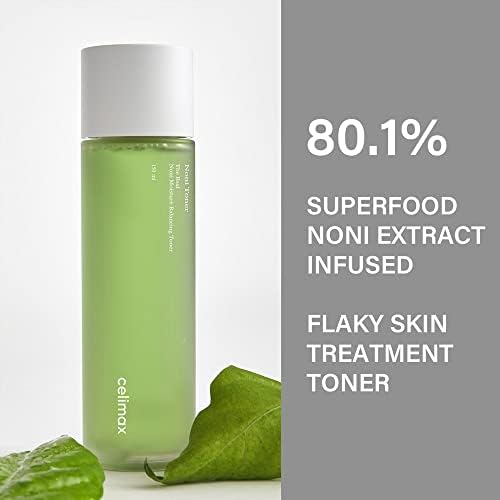 celimax Noni Moisture Balancing Toner | with Noni Extract, Facial Astringent, Hydrating, Exfoliating, Anti Aging, for Sensitive Dry Skin, Fine Lines, Korean Skincare, 150ml