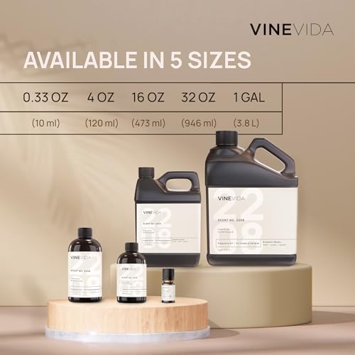 VINEVIDA Black Cherry Merlot Fragrance Oil for C le Making Scents Soap Making, Perfume Oils, Soy C les, Bath Bombs, Kitchen, Lotion Car Freshies, Diffuser, Room Spray, Laundry 4 Fl Oz (Pack of 1)