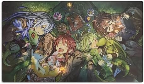 New Anime Playmat Charmer Familiar TCG CCG Trading Card Game Mat Pad No Zones+ Free Bag (ZD039-012-K)