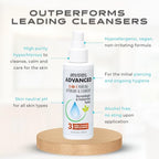 Studex Advanced 2-in-1 Piercing Aftercare & Cleanser – Hypochlorous Spray for Body and Ear Piercing, Hypoallergenic Formula for Sensitive Skin (Pack of 2)