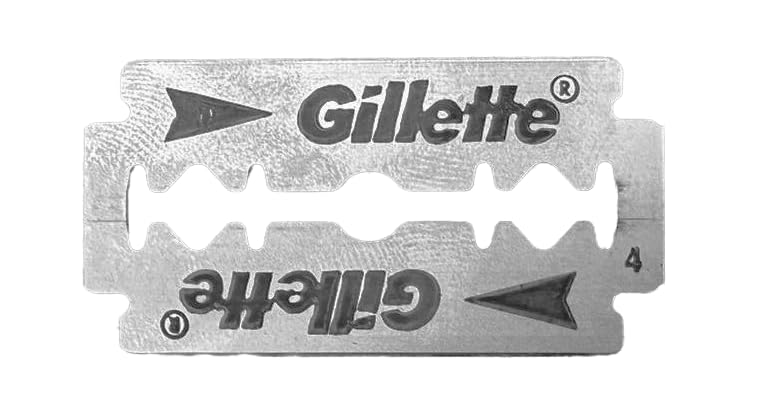 50 Gillette Platinum Double Edge Razor Blades