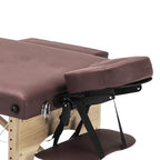 HOINCO Massage Face Cradle Cushion Universal Headrest Face Rest Neck Head Cushion for Massage Chairs Spa Bed(Brown)