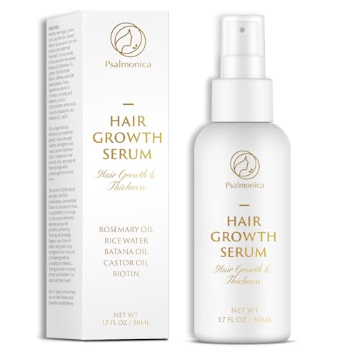 Hair Growth Serum: Rosemary Oil Batana Oil Biotin Castor Oil Rice Water Hair Oils for Hair Growth - Hair Growth Thickening Product - Hair Loss Treatments for Women Men(50 ML)