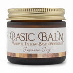 Thompson’s Tallow – Beef Tallow for Skin, 100% Grass-Fed Whipped Tallow Balm Moisturizer with Abyssinian Oil, Manuka Honey & Propolis, Herb-Infused, USA Handmade, Jasmine