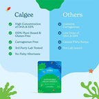 Vegan Omega 3-450mg DHA & EPA Fatty Acids - Sustainable Algae Oil - Plant-Based Fish Oil Alternative - Carrageenan-Free Softgels (120 Ct)