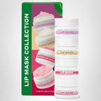 Mario Badescu Lip Mask Collection Gift Set – 4 Pc Hydrating Lip Masks for Dry Lips in Acai Vanilla, Watermelon Basil, Coconut Mango & Pomegranate Guava – Overnight Moisture & Nourishing Care