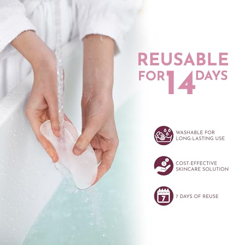 Forehead Wrinkles Reusable Silicone Patches - Anti-wrinkle Facial Tape Mask For Deep Frown Lines Removal - Overnight Wrinkle Remover Patch - Antiwrinkle Skincare Face Eye Anti Line Eraser Sheets