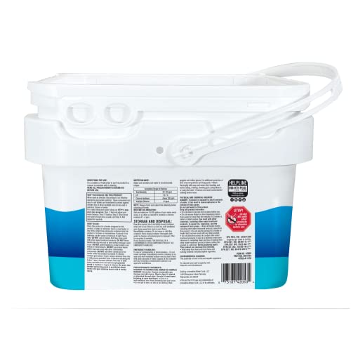 HTH 42053 Swimming Pool Care 3" Chlorine Tabs, Swimming Pool Chlorinating Sanitizer, 8lb
