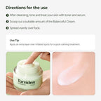 Torriden BALANCEFUL Cream 80ml (2.70 fl.oz.) | Soothing and Nourishing Moisturizer for Oily and Sensitive SKin | 5D CICA, Hydrolyzed Hyaluronic Acid, Panthenol