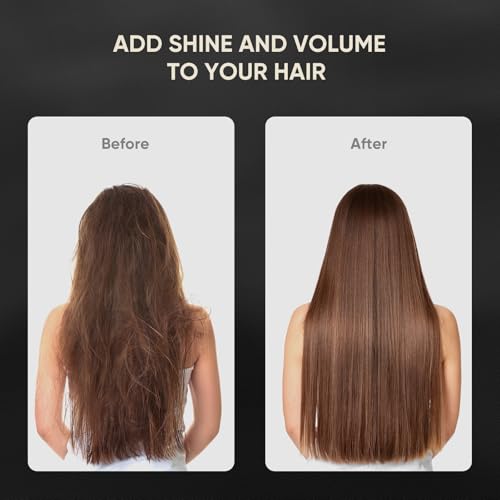 2 in 1 Ceramic Round Brush for Blow Drying,Thermal Ceramic Brush for Hair Styling, Anti-static Brush, Enhance Texture Volume, for Women & Men,with 4 Hair Clips (2.1 Inch& 1.3 Inch)