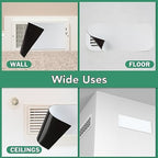 TRYMAG Strong Floor Vent Covers 8"x15", 4 Pack Magnetic Vent Covers for Home Floor Standard Air Registers，Air Conditioner Vent Covers for Wall, Air Register, Ceiling Vents，RV, Home HVAC and AC Vents