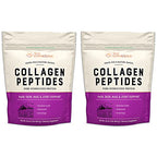 Live Conscious Collagen Peptides Powder - Hair, Skin, Nail, and Joint Support - Type I & III Collagen - Naturally-Sourced Hydrolyzed Protein - 82 Servings - 16oz (2-Pack)
