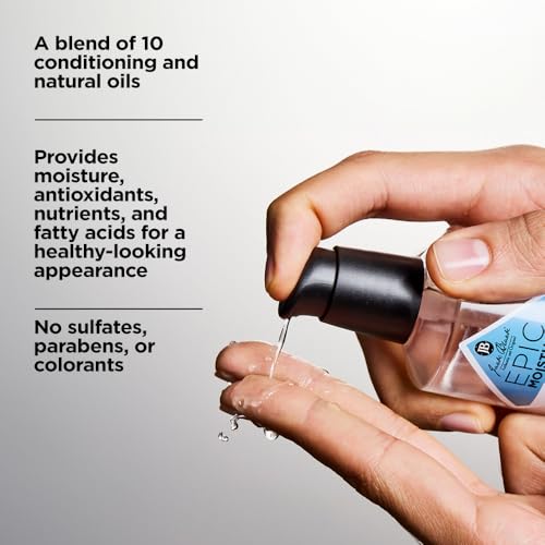 Jack Black Epic Moisture Ultimate MP10 Nourishing Oil, 2 Fl Oz – Multi-Purpose Moisturizing Body Oil and Beard Oil with 10 Natural Oils for Face, Beard, Body, Hair, Elbows, Feet and Cuticles