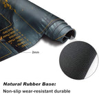 DEGDFSGR MTG Playmat with Zones - 24 x 14 inches, Non-Slip Rubber Base Commander Playmat for Magic The Gathering, Dark Forest Black Cloak Witch