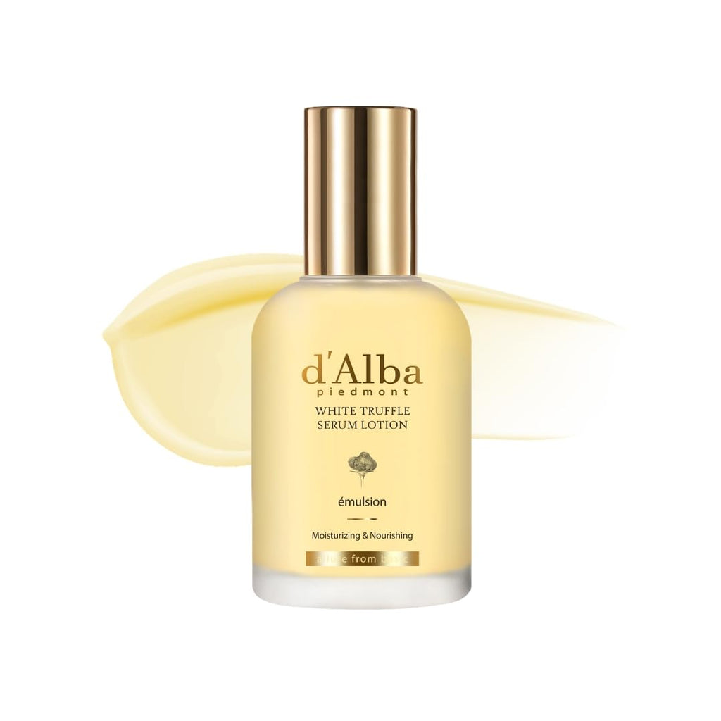 White Truffle Moisturizing Serum Lotion, Milky Lotion, Lightweight, Deep Hydration, Face Moisturizer, Glass Skin (3.38 fl oz.)