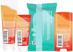 Lume Skin Care Gift Set for Women, Whole Body Deodorant Starter Pack -Smooth Solid Stick, Invisible Cream Tube, Acidified Body Wash Mini & Deodorant Wipes -Aluminum Free Odor Control (Clean Tangerine)