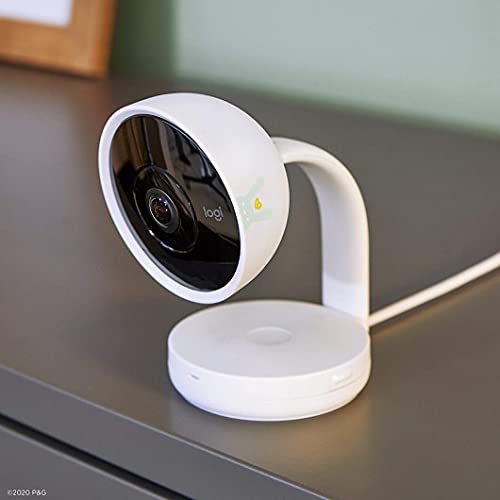 Lumi by Pampers Smart Baby Monitor: HD Video Baby Monitor (with camera and audio), Wifi, Night Vision, Temperature & Humidity Tracking - Compatible with the Lumi Smart Sleep System (Sold Separately)