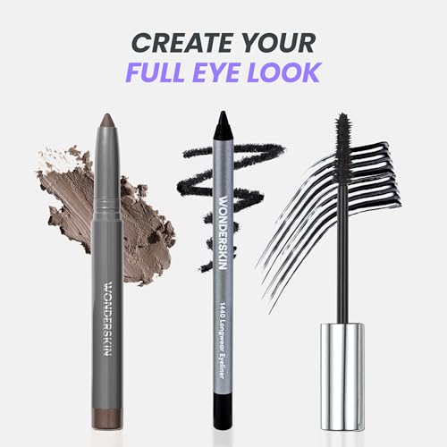 Wonderskin IYKYK Eyeshadow Stick - Longwear Eye Shadow Sticks, Budge-Proof & Waterproof Shimmer Eyeshadow Stick with Built-in Sharpener (Green Smoke)