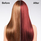 Wine Red Hair Dye, Hair Dye Shampoo for Men and Women, Hair Color Shampoo For Home Use, Shampoo Para Canas, Hair Dye Shampoo 3 in 1, 16.9 Fl Oz (Wine Red)