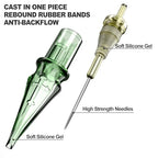 Tattoo Needles,Solong Pro 20Pcs Disposable Tattoo Cartridge Needles 1203 Round Liner X-Taper Needle Cartridges(1203RL) EN01S-20-1203RL-X