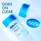 Gillette Clinical Antiperspirant and Deodorant for Men, 72hr Sweat & Odor Protection, Long Lasting Freshness, Anti-White Mark Technology, Clear Gel, Cool Wave Scent, 2.6 oz