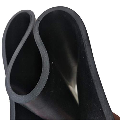 NABOWAN Solid Rubber Sheets,Strips,Rolls 1/16" (.062") Thick x 12" Wide x 47" Long, Thin Neoprene Rubber, Perfect for DIY Gasket Material, Sealing, Liner, Shield, Padding, Mat