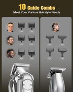 Romanda Clippers and Trimmers Set, Hair Clippers for Men Cordless,Mens Clippers and Grooming Set,Barber Clippers Set