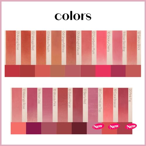 ETUDE Fixing Tint #19 Coral Breeze (4g) | Long Lasting High Pigmented Liquid Lipstick | Waterproof Lightweight Matte Finish Lip Stain | Full Coverage | Korean Makeup, Kbeauty