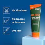 Mando Whole Body Deodorant For Men - Invisible Cream - 72 Hour Odor Control - Aluminum Free, Baking Soda Free, Skin Safe - 3 Ounce Tube (Pack of 2) - Clover Woods