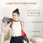 Comfytemp Red Light Therapy Belt, FSA HSA Eligible Infrared Red Light Therapy for Body, 22W Light Wrap with Pulse for Back Waist Muscle Pain Relief, Improve Joint Inflammation