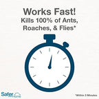 Safer Brand Safer Home SH110 Indoor Ant, Fly, Roach, Spider, Silverfish & Flea Killer Ready-to-Use Spray – Made with Natural Oils – 24 fl oz, Blue