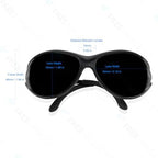 FreeMascot Red Light Therapy Glasses, Laser Safety Glasses IPL 200-2000nm, Eyes Protection for Tanning Goggles and Red Light Therapy