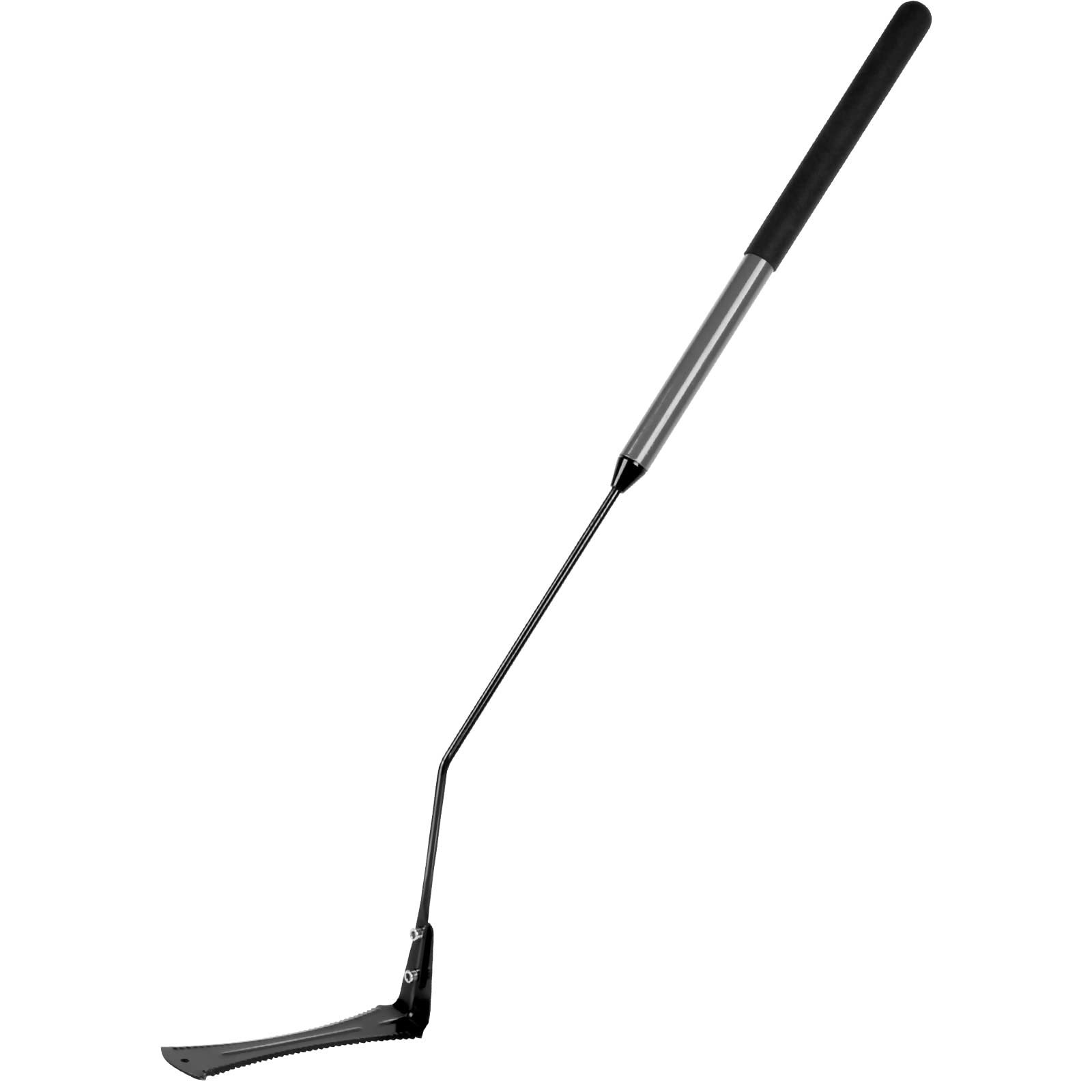 Walensee 39in Serrated Steel Scythe, Grass Whip for Tall Grass & Weeds